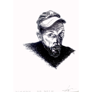 Self, with Red Star Cap